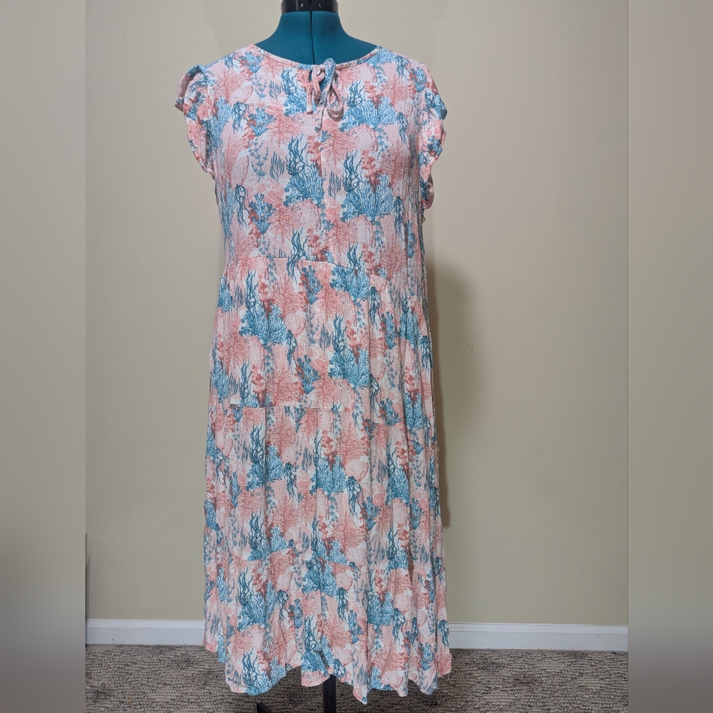 Stitch By Chenault-Coral Dress